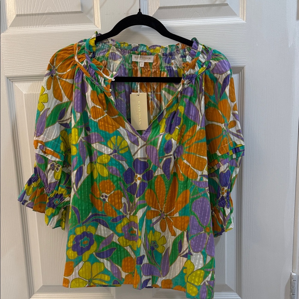 Ramy Brook Multicolor Floral Blouse